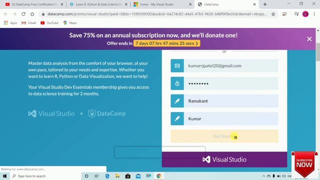 DataCamp Phythan Free Certification Courses || 2 Months Free Subscription || DataCamp Certificates смотреть онлайн