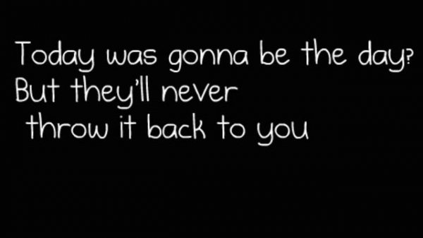 Oasis-Wonderwall lyrics