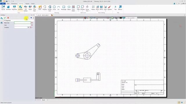 CADbro 2019 - New 2D Drawing Improvements - Projection View and Detail View- 3D CAD Viewer смотреть онлайн