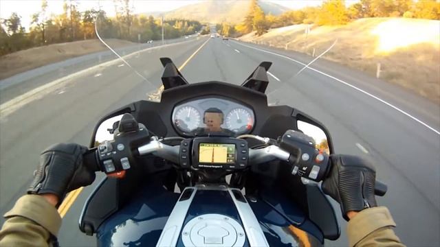 2008 BMW R1200RT Freeway Run.