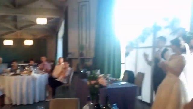 Супер поздравление от крёстной на свадьбе