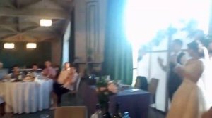 Супер поздравление от крёстной на свадьбе