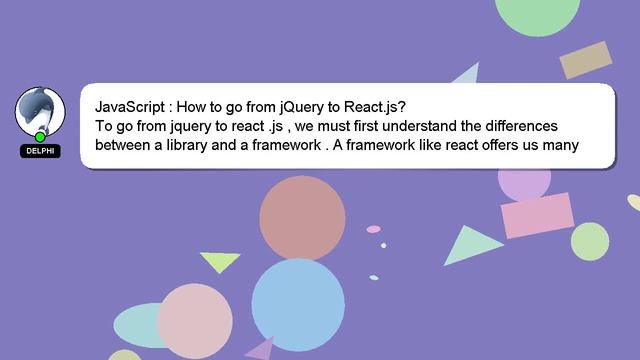 JavaScript : How to go from jQuery to React.js? смотреть онлайн