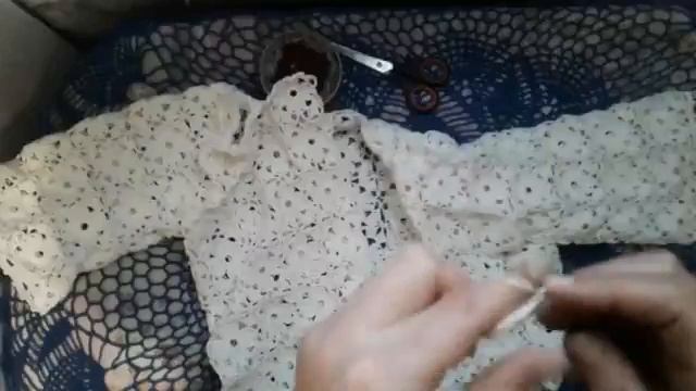 Очень быстро и легко, балеро крючком из квадратных мотивов. 1 часть. смотреть онлайн