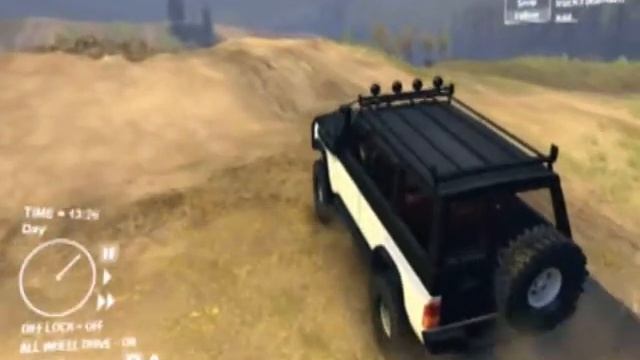 SPiNTiRES "DEV DEMO" - NISSAN PATROL Y60 long DONE! :-) смотреть онлайн