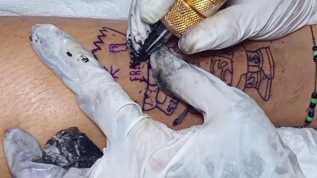 Simpsons Tattoo Time Lapse #thesimpsons #bartsimpson #timelapse #tattoo смотреть онлайн