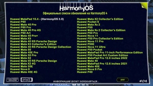 HarmonyOS 4?♂️Свежие новости и списки обновлений. Информация от 27.10.23 / Выпуск №31