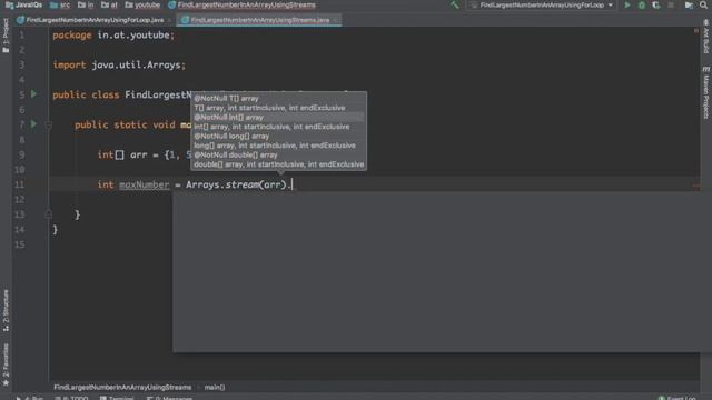 17. Find Largest Number In An Array Using Streams | Java Interview Questions смотреть онлайн