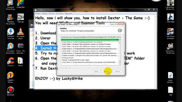 How to install Dexter The Game by LuckyStrike смотреть онлайн
