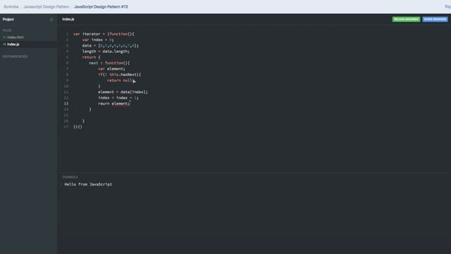 JavaScript Design Pattern #13 смотреть онлайн