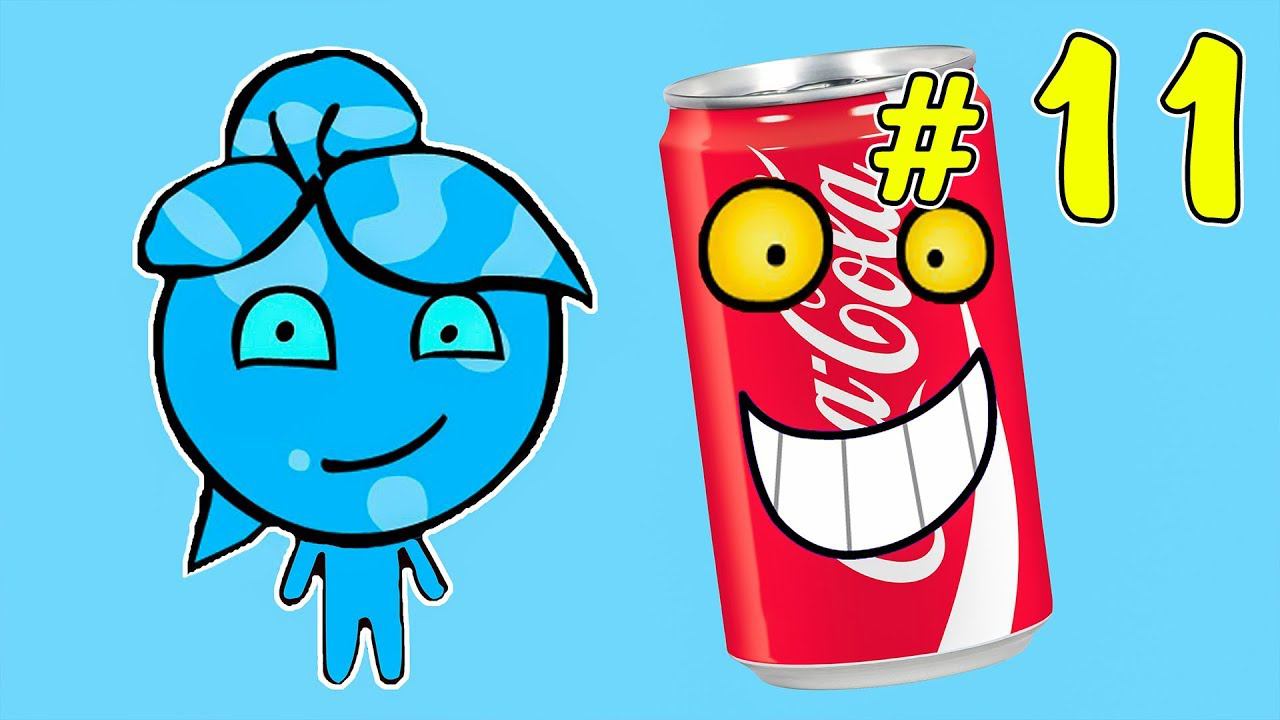 ОГОНЬ и ВОДА. Приключения в ледяном храме #2. Развлекательное видео для детей на Игрули TV смотреть онлайн