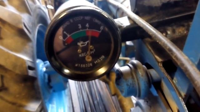 Установка датчика давления масла МД219 на двигатель уд15 смотреть онлайн