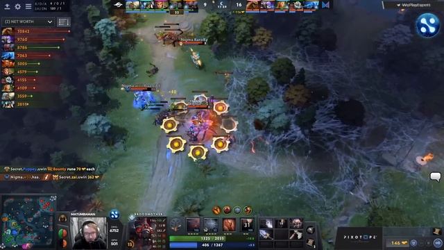 NIGMA vs SECRET - WHAT A GAME! - WePlay! MAD MOON DOTA 2 смотреть онлайн