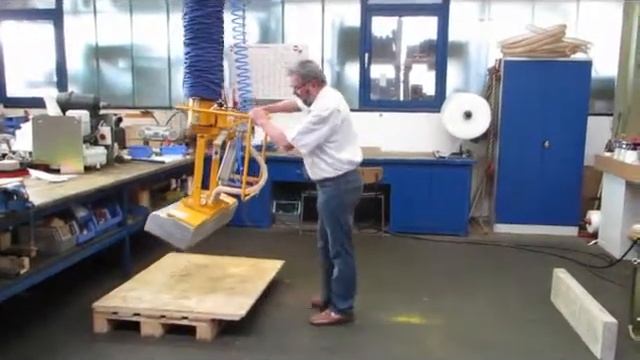 Вакуумная присоска для бордюра для пакетировки Schwenkbare Saugplatte 5850 смотреть онлайн