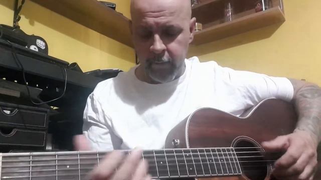 Fender parlour PM-2 mahogany. A little Deep River Blues. смотреть онлайн