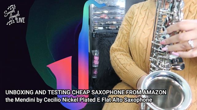 My Unboxing and Test of the Cecilio Mendini E-Flat Alto Saxophone From Amazon смотреть онлайн
