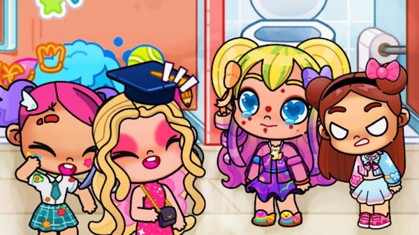 ВЫПУСКНОЙ АЛИНЫ  AVATAR WORLD ИСТОРИЯ  РУТИНА СЕМЬИ  ОБНОВЛЕНИЕ СЕРИАЛ