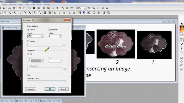 Insert Images/Pictures in Heart/Cloud Shapes (Photofiltre Tutorial) [720HD] смотреть онлайн