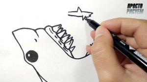 Как нарисовать АКУЛУ МЕГАЛОДОН