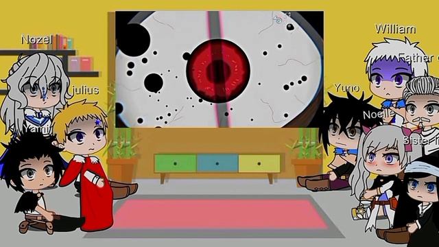 персонажи из ЧЕРНОГО КЛЕВЕРА реагируют на АСТУ