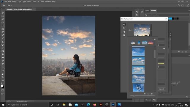 Sky Replacement In One Click | Photoshop 2021 Tutorial | Hindi смотреть онлайн