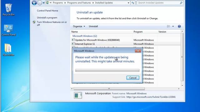 Unable to Uninstall Internet Explorer 11 for Windows 7? смотреть онлайн