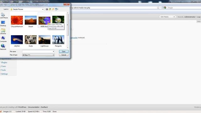 WordPress Tutorial: How to upload image to the Media library смотреть онлайн