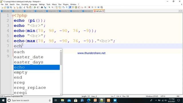 LEARN PHP IN TAMIL| STRING FUNCTION | MATH FUNCTIONS| CONSTANTS смотреть онлайн