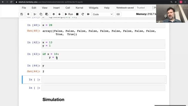 Data 8 - 09/25/2020 Friday Lecture: Iteration смотреть онлайн