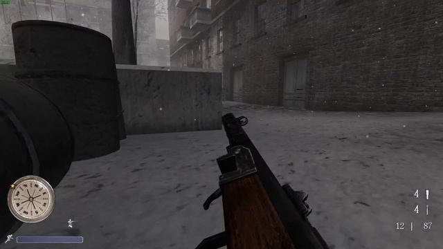 Прохождение Call of Duty 2: Back2Fronts Часть 6 "Горсовет" FullHD смотреть онлайн