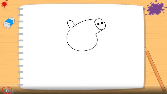 Как Нарисовать Свинку Пеппу для Детей и Начинающих.Учимся рисовать героя мультфильма.Уроки риcовани смотреть онлайн