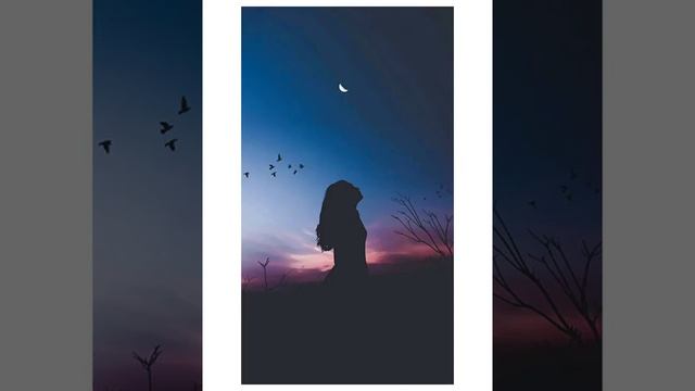 Alone Girl Dpz | Girl Looking Moon Images смотреть онлайн