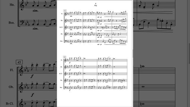 Wind Quintet - "Rag" from The Art Deco Suite смотреть онлайн
