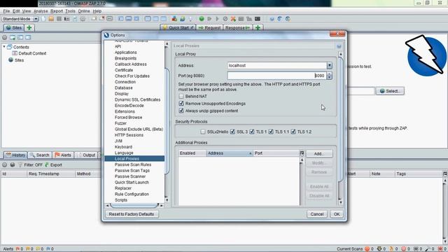OWASP ZAP - Error - Cannot Listen On Port Localhost:8080 Solution смотреть онлайн