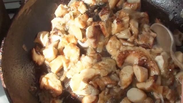 Готовим белые грибы Насобирали грибы в лесу Подмосковья смотреть онлайн