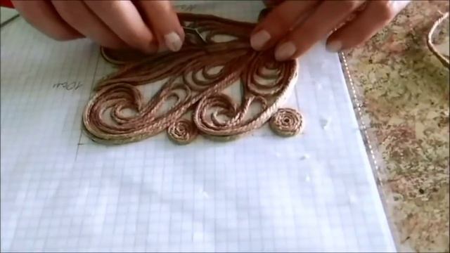 Джутовая филигрань мастер класс шкатулка "Лада" - Изделия из джута - Jute filigree pattern/©2019г смотреть онлайн