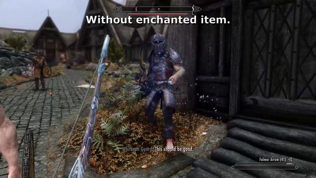 Test: Does Fortify One-handed Enchantment work on Dead Thrall? | Skyrim Anniversary Edition смотреть онлайн