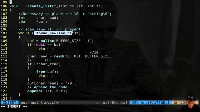 get_next_line explained : develop a function that reads a file line by line смотреть онлайн