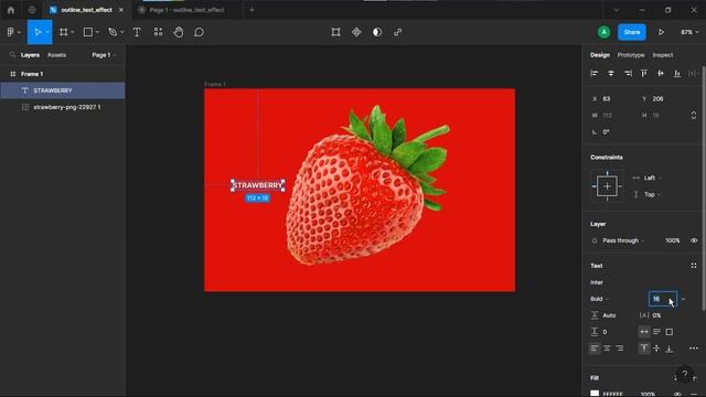 Figma tutorial - Outline Text Effect in Figma | no Photoshop смотреть онлайн