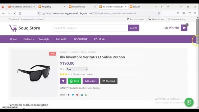 Top 5 Blogger Free Ecommerce Template || Blogger Ecommerce Website