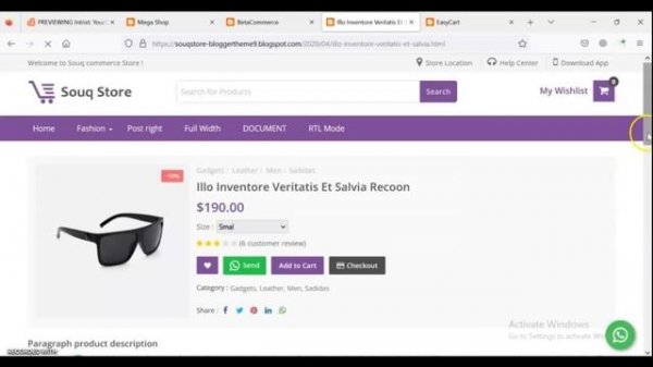 Top 5 blogger free ecommerce template || Blogger Ecommerce Website