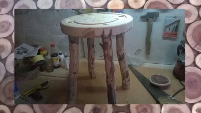 Изделия из дерева. Ручная работа. Табурет в стиле "Rustic"своими руками смотреть онлайн