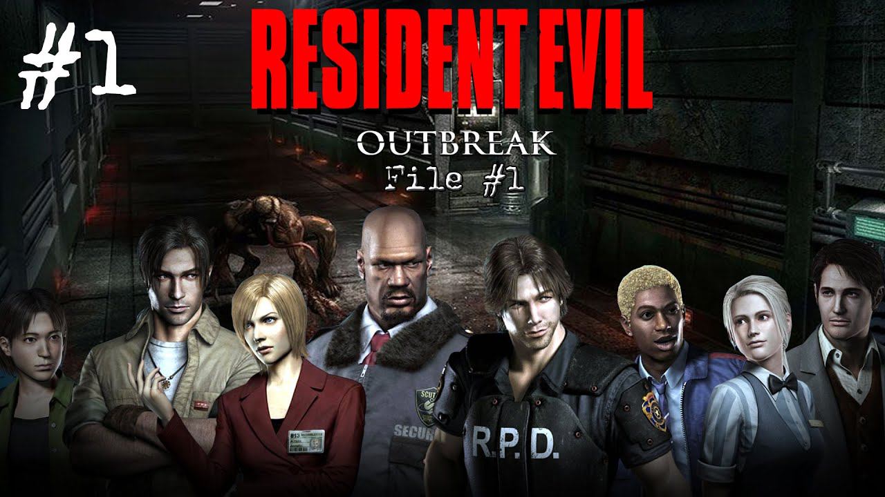 Resident Evil Outbreak HD COOP @Dailyhardcore ( PS2 Emulator 4K,60FPS) File#1