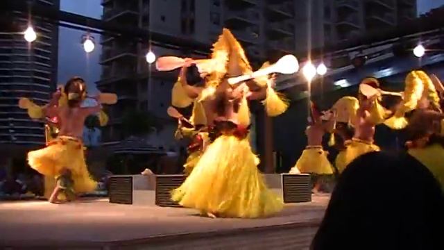 Гавайская вечеринка в штате Гавайи, в США. Hawaiian party on Oahu, Hawaii, USA. смотреть онлайн