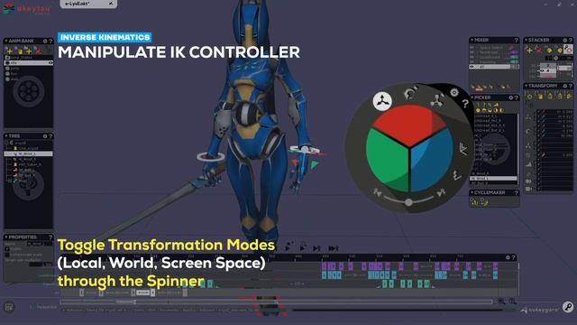 Rigging Tutorial - Inverse Kinematics смотреть онлайн