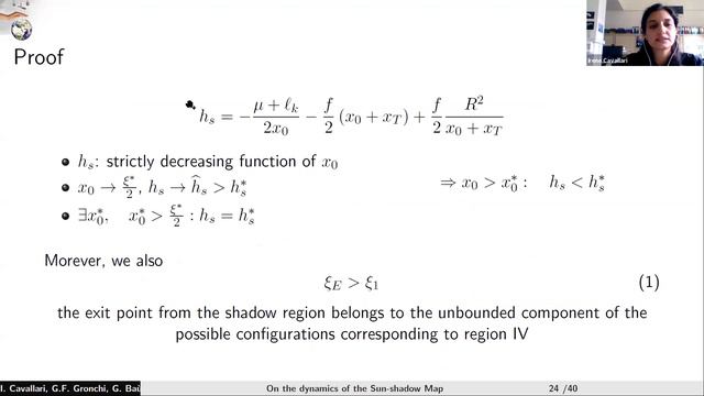 Irene Cavallari: "On the Sun-shadow dynamics" смотреть онлайн