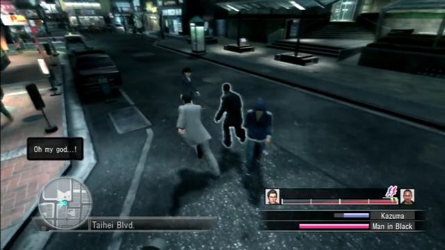Yakuza 3 - Chase Battles: 2 - Chase The Man In Black! (EX-HARD) смотреть онлайн