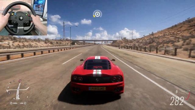 Ferrari 360 Challenge Stradale - Forza Horizon 5 - Thrustmaster TMX смотреть онлайн