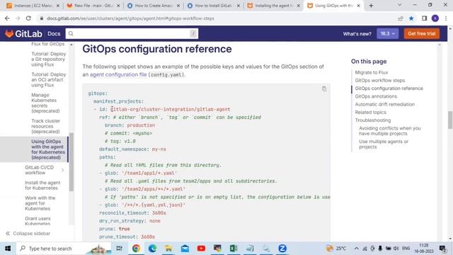 Integrate AWS EKS with GitLab|Installing GitLab Agent for Kubernetes|Connect k8s cluster with GitLa смотреть онлайн