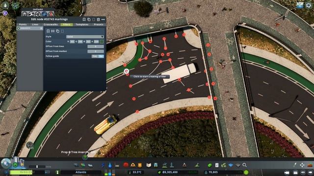 Using Intersection Marking Tool In Atlantis City - Cities Skylines - Live смотреть онлайн